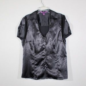 🎈5/$10 Gloria Vanderbilt Satin Blouse